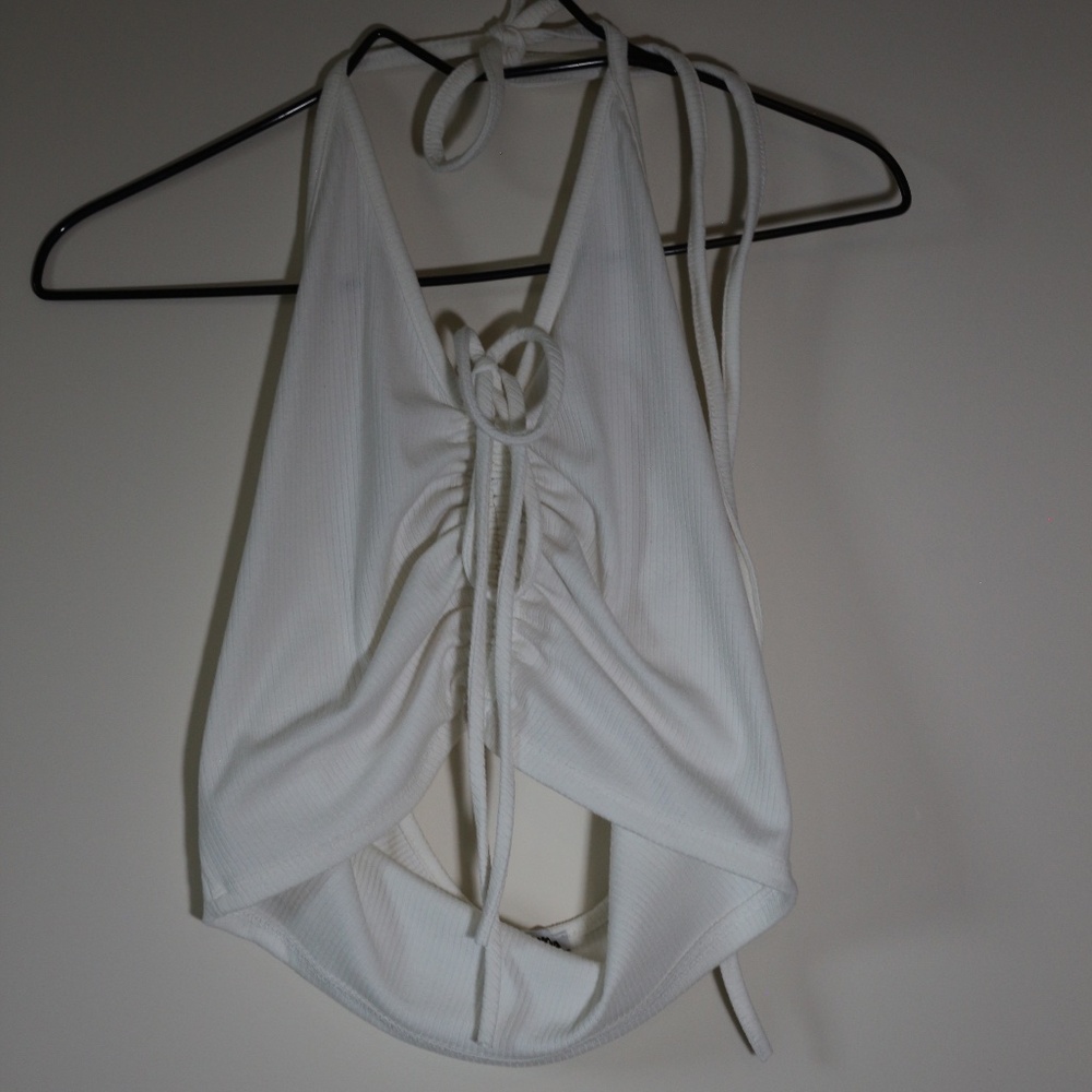 Fashion Nova Cinch Crop Halter